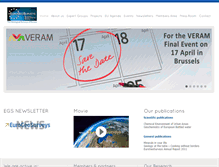 Tablet Screenshot of eurogeosurveys.org